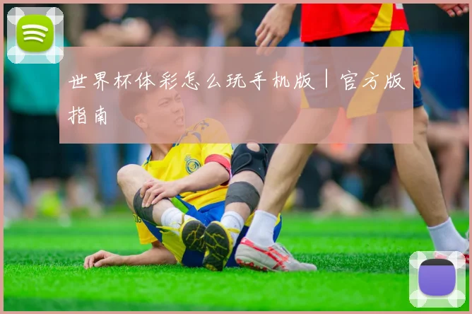 世界杯体彩怎么玩手机版｜官方版指南