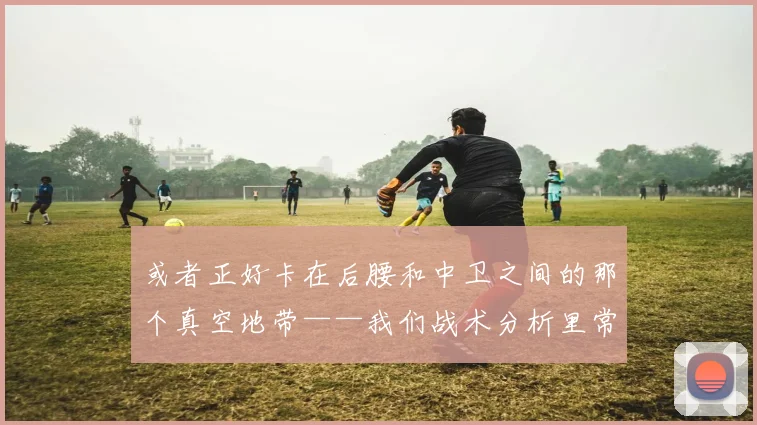 或者正好卡在后腰和中卫之间的那个真空地带——我们战术分析里常说的“半空间”（Half-space）